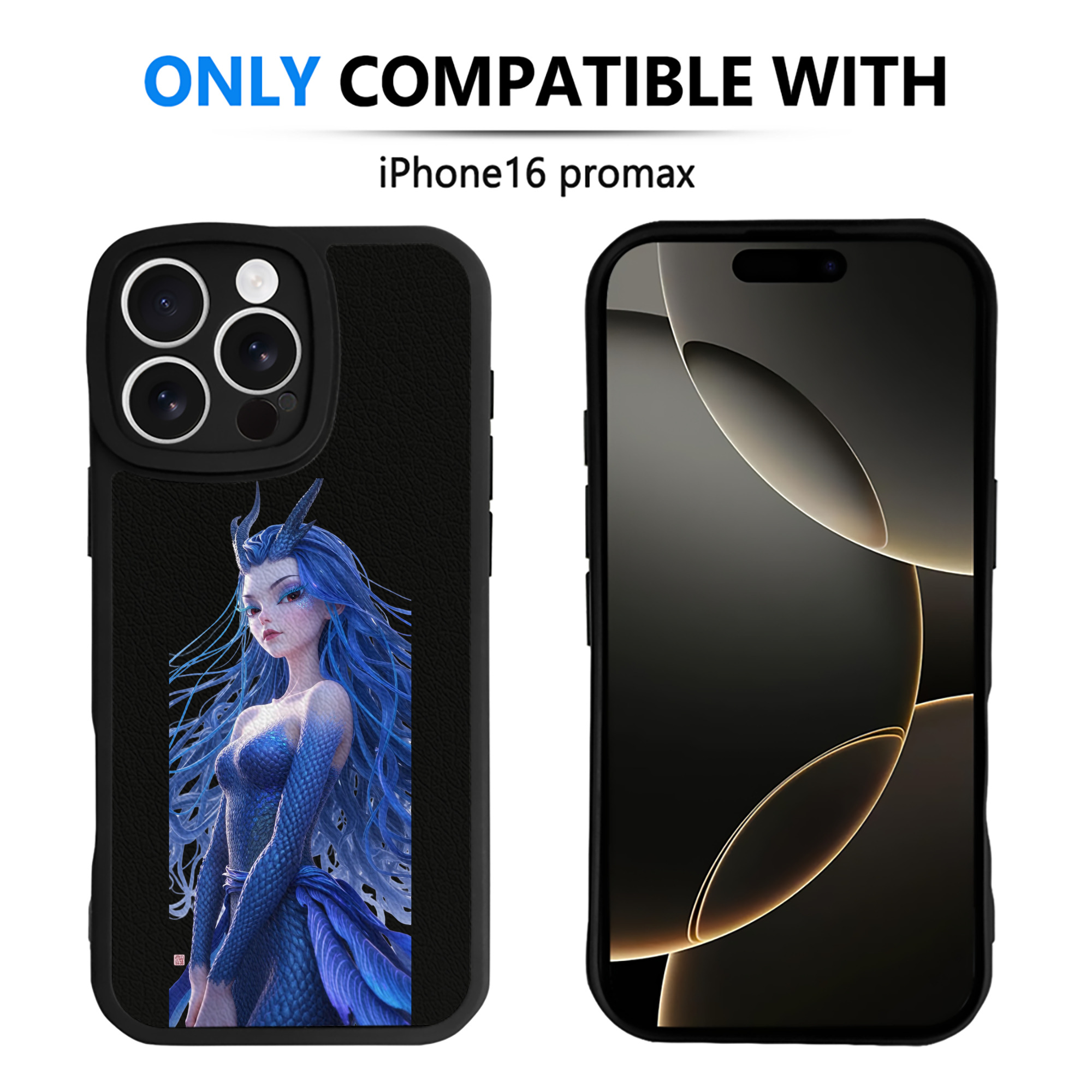 （画像用） Ne Zha 2 ナタ 魔童の大暴れ 【iPhone 16シリーズ対応】シリコンスマホケース（レザー調） 材質：シリコン